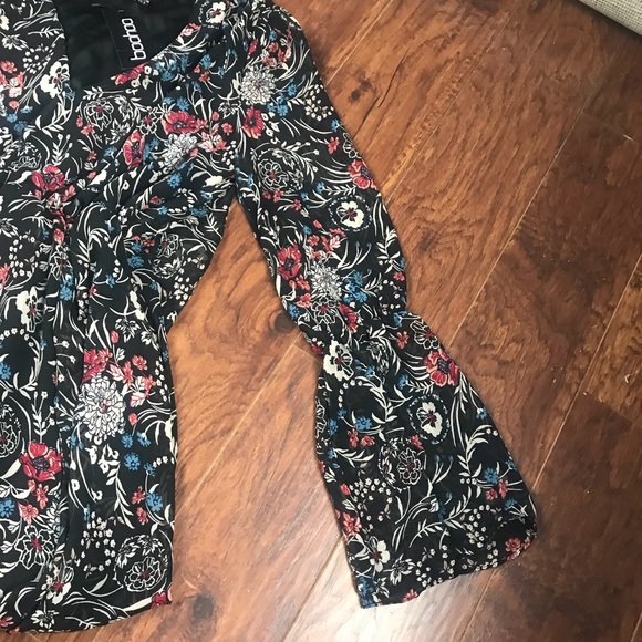 BooHoo Black Floral Maxi Dress - Picture 5 of 5